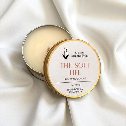 The Soft Life Wooden Wick Soy Candle