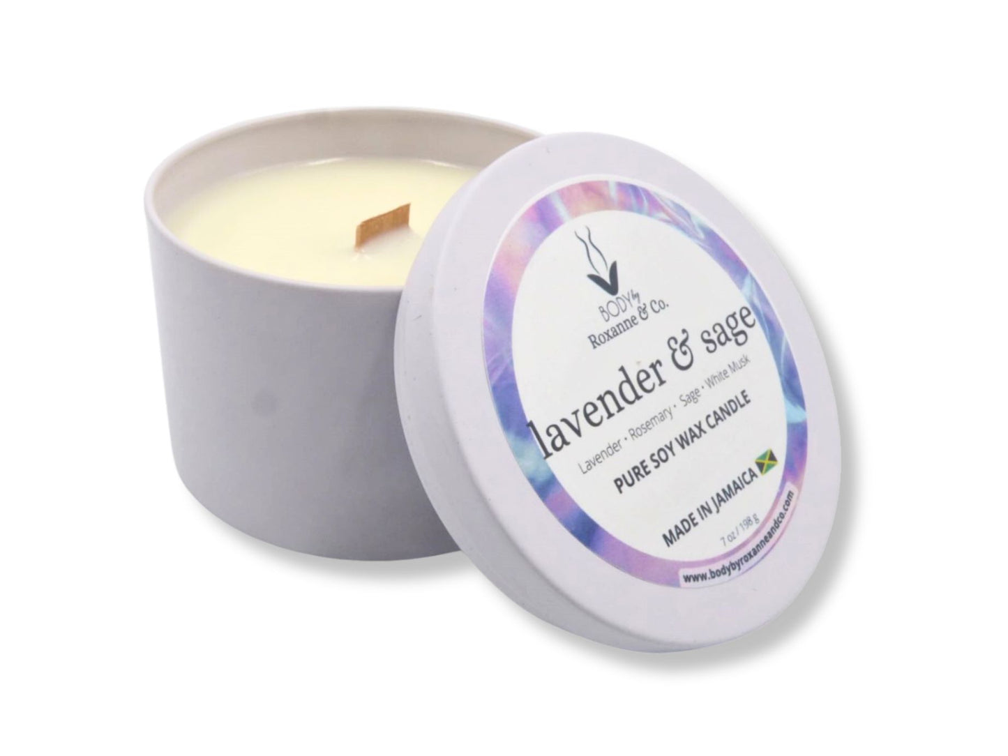 Lavender & Sage Soy Wax Candle
